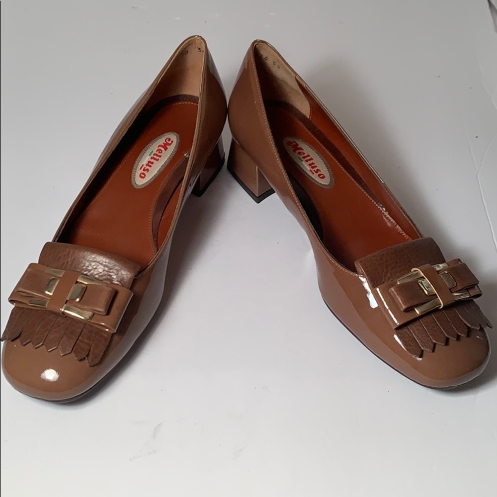 Melluso Shoes Italian Leather Shoes. NWOT